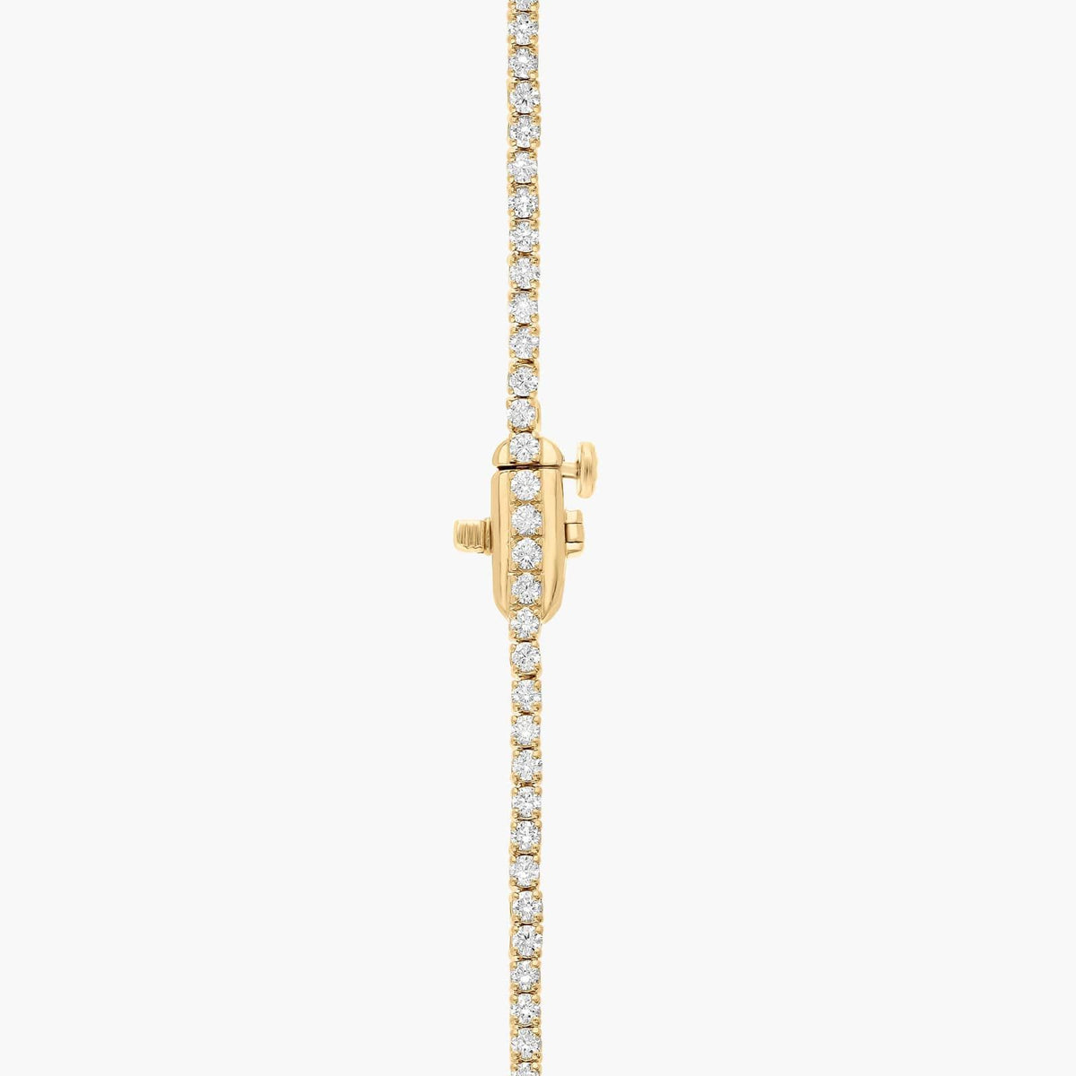 22 " Straight Diamond Eternity Necklace In 14K Yellow Gold (5 Ct. tw. - H-I / SI1-SI2)