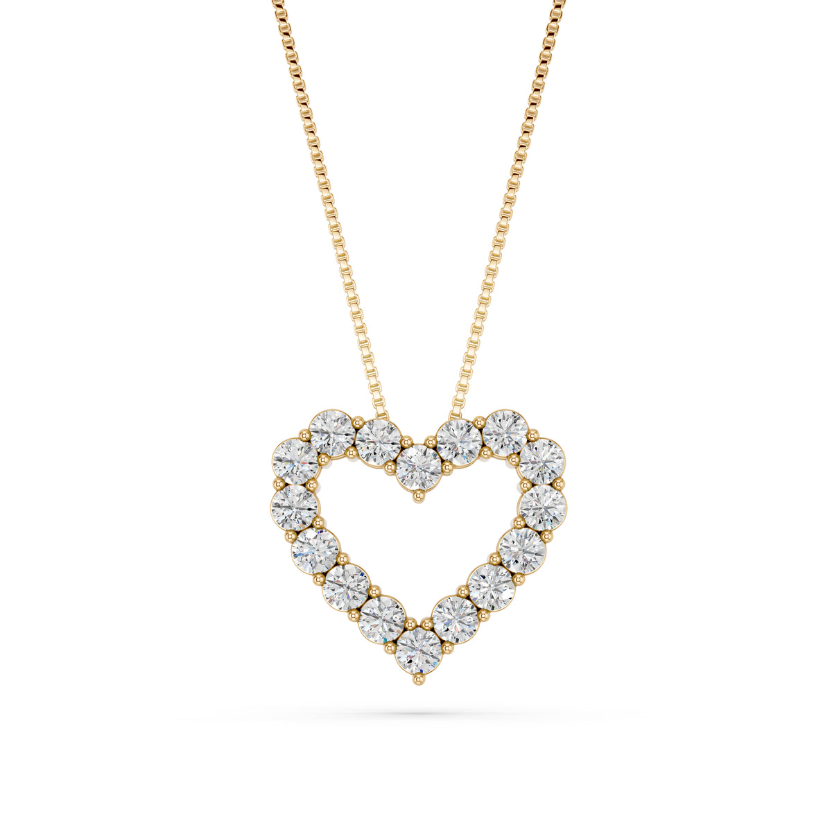 2 ct. tw. Heart Pendant
