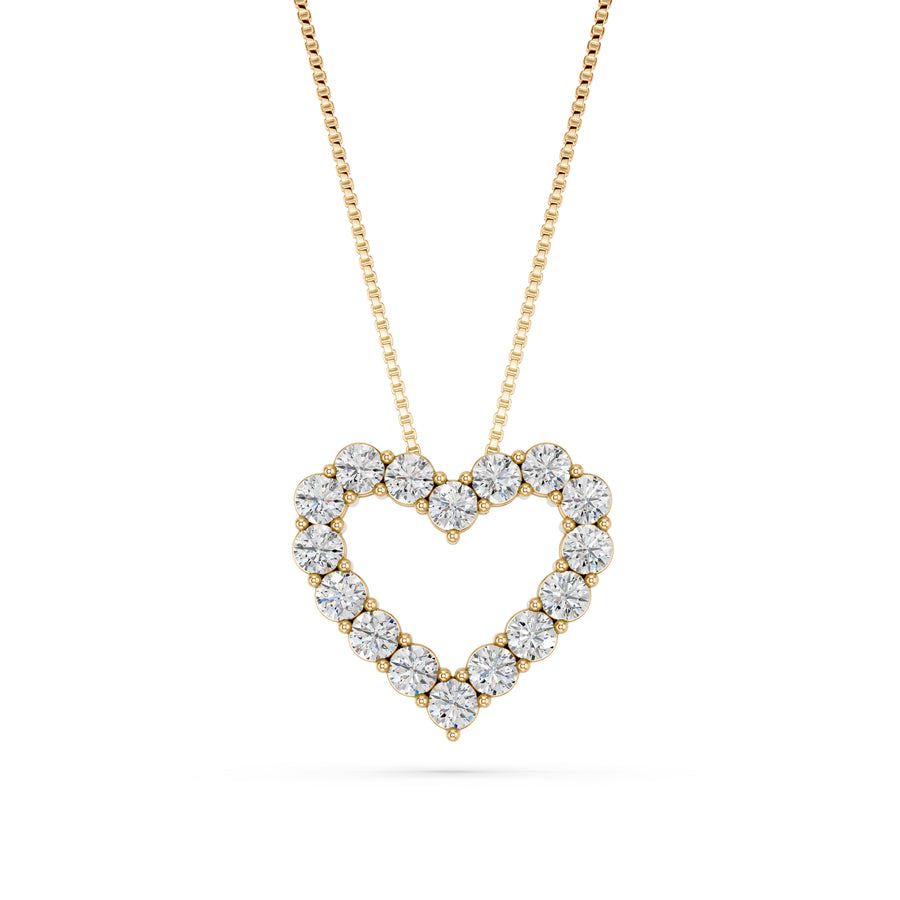 2 ct. tw. Heart Pendant